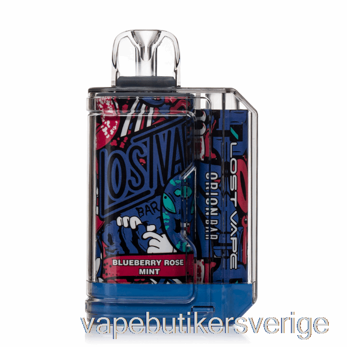 Vape Sverige Lost Vape Orion Bar 7500 Engångsblåbär Ros Mynta